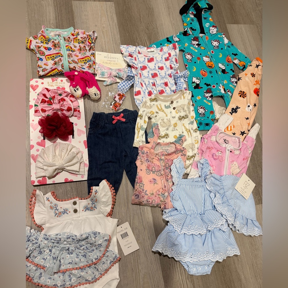Baby girl 3-6M clothing bundle
